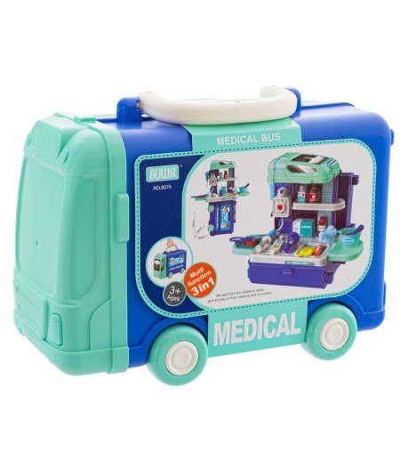 Zabawka autobus medyczny