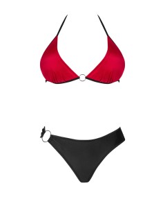 Strój kąpielowy  Naila LC 9735 Red/Black Czerwonoczarny LivCo Corsetti Fashion