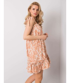 Sukienka-346-SK-035.48-pomarańczowy