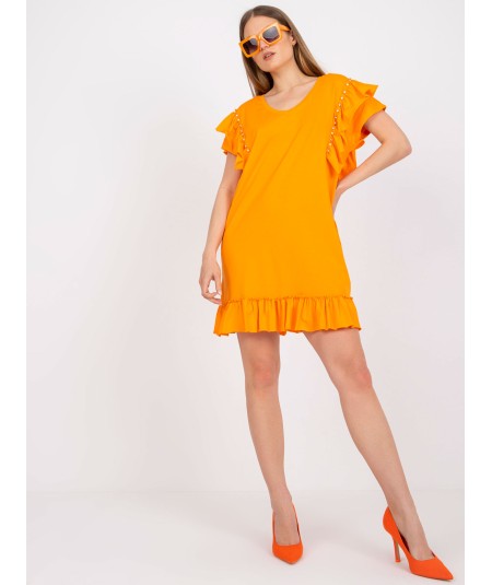 Sukienka-FA-SK-7017.72P-pomarańczowy