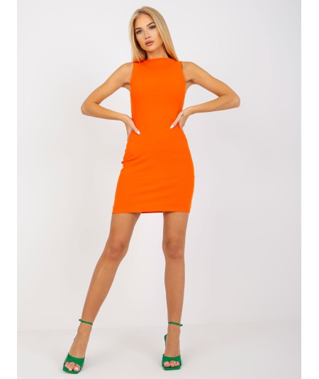 Sukienka-TW-SK-OB033.56-pomarańczowy