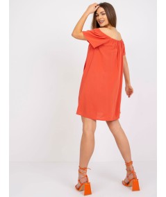 Sukienka-D73761M30145G-ciemny pomarańczowy