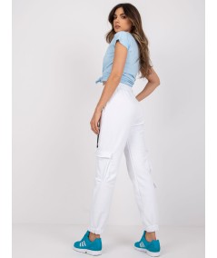 Spodnie dresowe-RV-DR-7461.03-biały