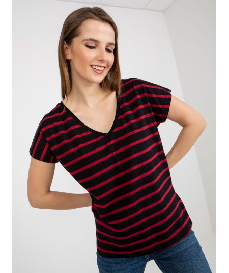 T-shirt-RV-TS-8567.26-czarno-czerwony