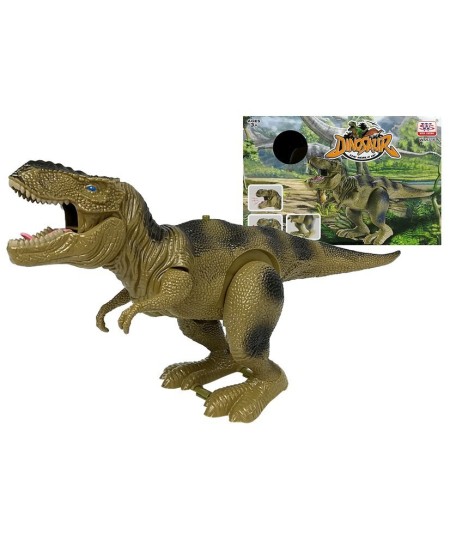 Dinozaur Tyranozaur Rex Na Baterie Zielony