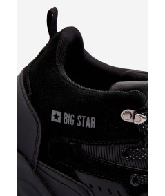 Ocieplane Buty Sportowe Męskie Czarne Big Star MM174161