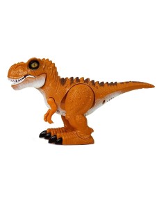 Dinozaur Zdalnie Sterowany R/C Brąz Dźwięk Światło Tyranozaur