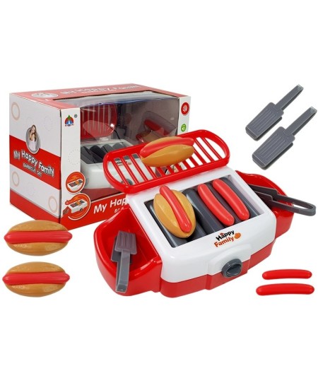 Zabawkowy Grill do Hot Dogów na Baterie BBQ
