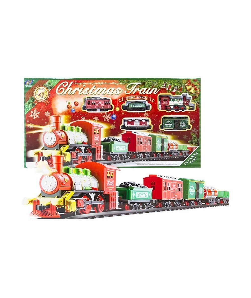 Kolejka christmas train na baterie 430cm