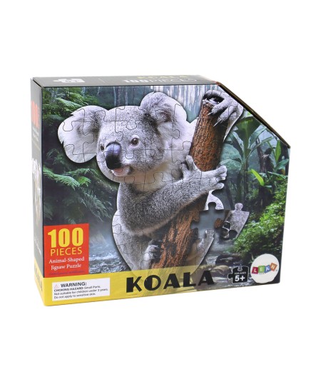 Puzzle 100 Elementów Motyw Koali Na Drzewie Zwierzęta