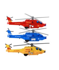 Helikopter Śmigłowiec Aluminiowy Ratunkowy Z Napędem Mix Dźwięk Światła