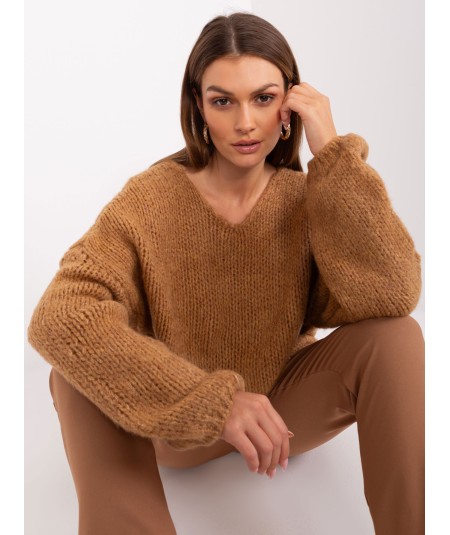 Sweter-LC-SW-3020.10P-camelowy