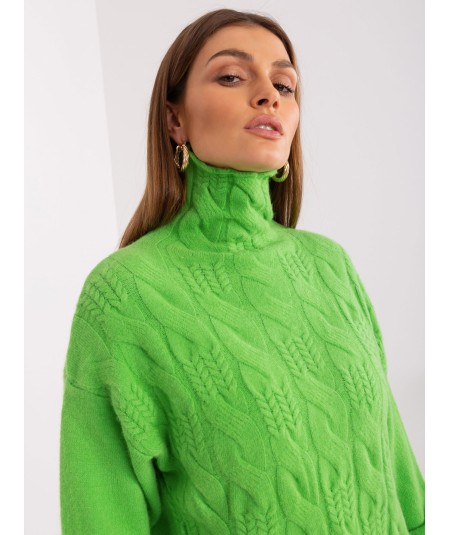 Sweter-AT-SW-23401.97P-jasny zielony