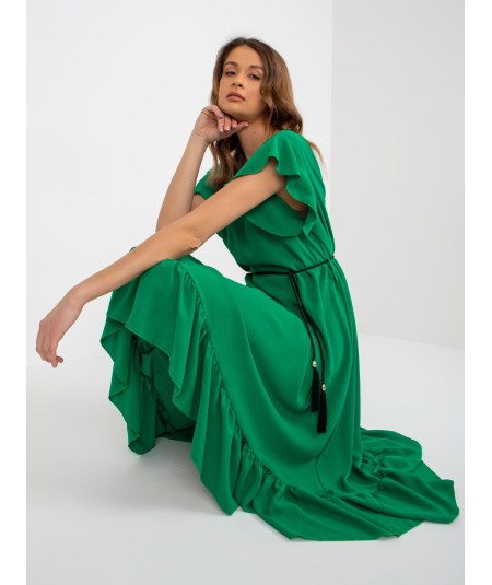 Sukienka-MI-SK-59101.31-ciemny zielony