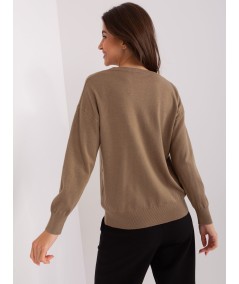 Sweter-AT-SW-2325.95P-brązowy