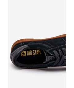 Trampki Męskie Zamszowe Big Star NN174187 Czarne