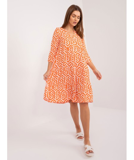 Sukienka-D73771M30214K-pomarańczowy