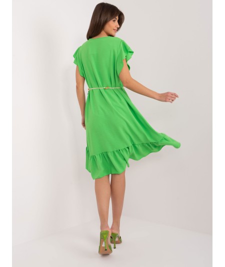 Sukienka-DHJ-SK-8921.21-jasny zielony