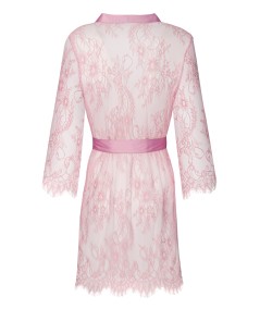 Sheer Pink/Różowy damski szlafrok koronkowy LivCo Corsetti Fashion