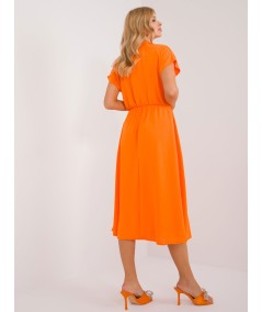 Sukienka-DHJ-SK-19002.31-pomarańczowy