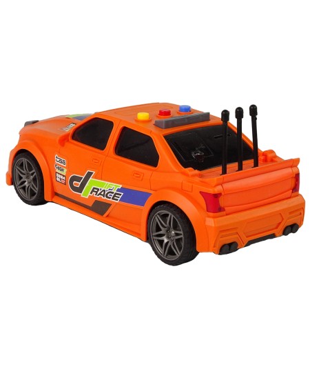 Auto Sportowe Wyścigowe 1:16 Pomarańczowy Dźwięk