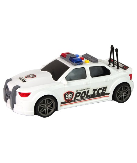 Auto Sportowe Policja 1:16 Biały Dźwięk