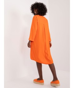 Sukienka-D73761M30430A-pomarańczowy