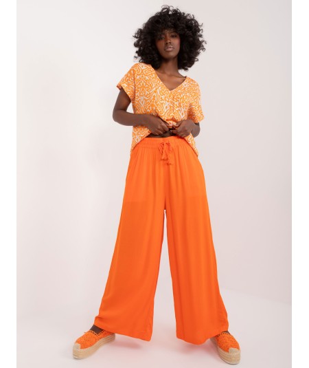 Spodnie-D73761M62237D-pomarańczowy