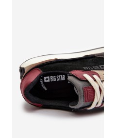 Męskie Sneakersy Memory Foam System Big Star NN174357 Czarne