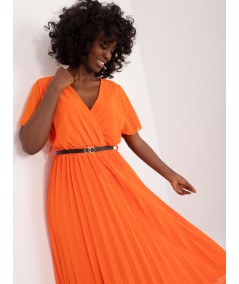 Sukienka-DHJ-SK-13162-1.60-pomarańczowy