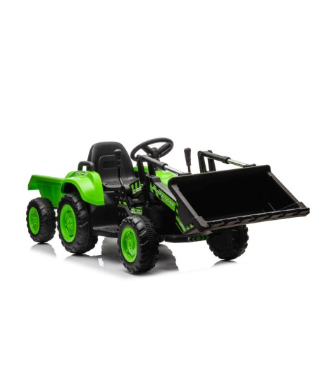 Traktor Na Akumulator Z łyżką  BW-X002A Zielony