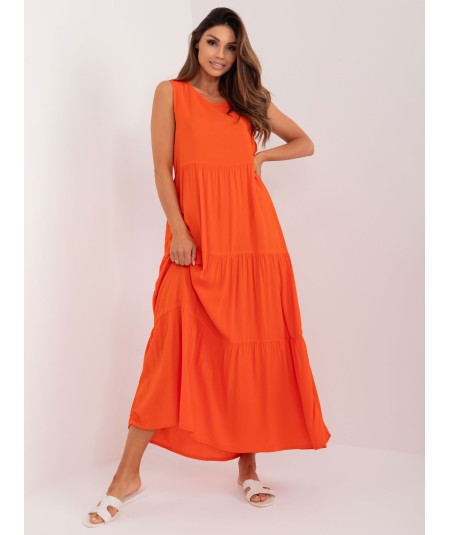 Sukienka-D73761M30435A-pomarańczowy