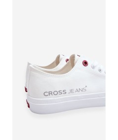 Męskie Trampki Cross Jeans LL1R4021 Białe